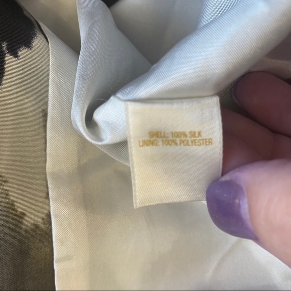 kate spade Rhea Ruffle Ink Blot dress EUC sz 8 - Picture 9 of 11